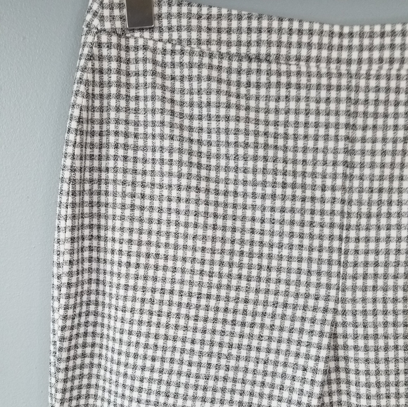 Wilfred Kick Flare Gingham Pants Size 8 - Picture 5 of 13